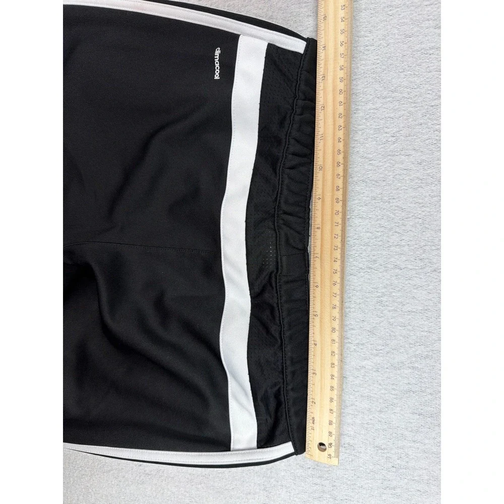 Adidas Mens Climacool Soccer Training Pants Black White Stripes APU008 Size S